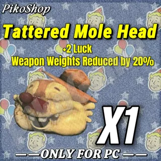 Tattered Mole Head Weapon Reduced