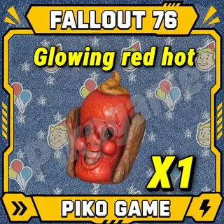 Glowing red hot mask 