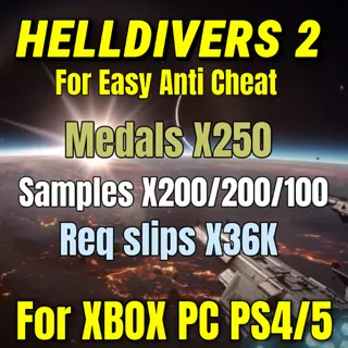 HELLDIVERS 2 250 medals