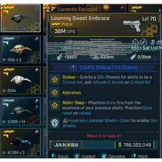 LV.70 Modded Pistol | Looming Sweet Embrace