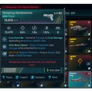 Modded Tempting Handcannon |PC/PS/XBOX