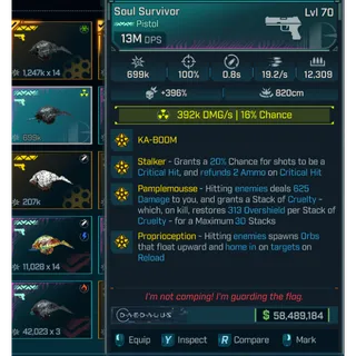 LV.70 Modded Pistol | Soul Survivor