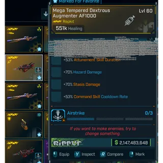 Modded Mega Tempered Dextrous Augmenter AF1000 |PC/PS/XBOX