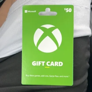 ⁠$50 Xbox Gift Card (US)