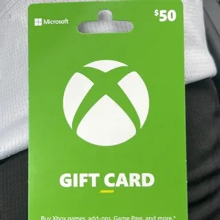 $50 Xbox Gift Card (US)
