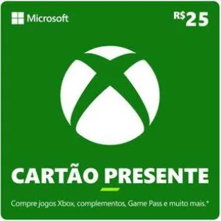 R$25.00 Xbox Gift Card(BRL)