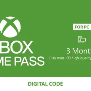 Xbox Game Pass for PC - 3 Month TRIAL Windows Store Non-stackable Key GLOBAL
