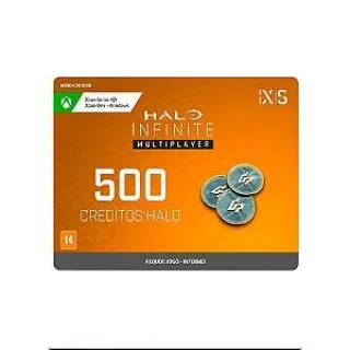 GIFT CARD Halo Infinite:500 Credits XBOX