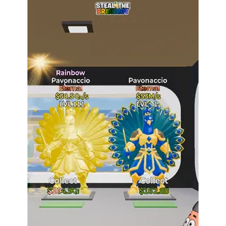 FORTNITE STEAL THE BRAINROT 2X  PAVONACCIO