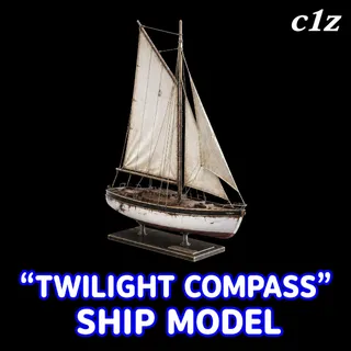 "Twilight Compass"Ship Model-Arc Raiders