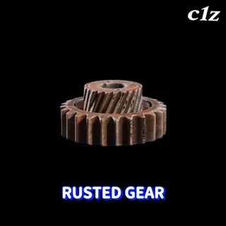 3X Rusted Gear