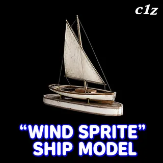 "Wind Sprite"Ship Model-Arc Raiders