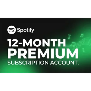 Spotify Premium - 1year subscription 