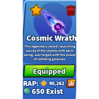 Cosmic Wrath - Blade Ball