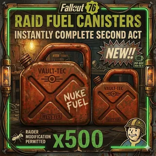 PC Raid fuel canisters x500