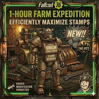 FALLOUT 76 PC 1H Farm Expeditions