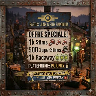 Aid Pack 1k Stims x500 SS 1K radaway PC