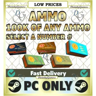 Ammo 100K of your choice