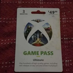 Xbox Live Game Pass Ultimate 3 months