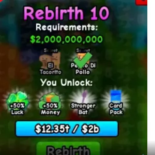 Rebirth 13 |plants vs brainrot|