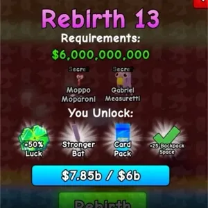 Rebirth 12 |plants vs brainrot|