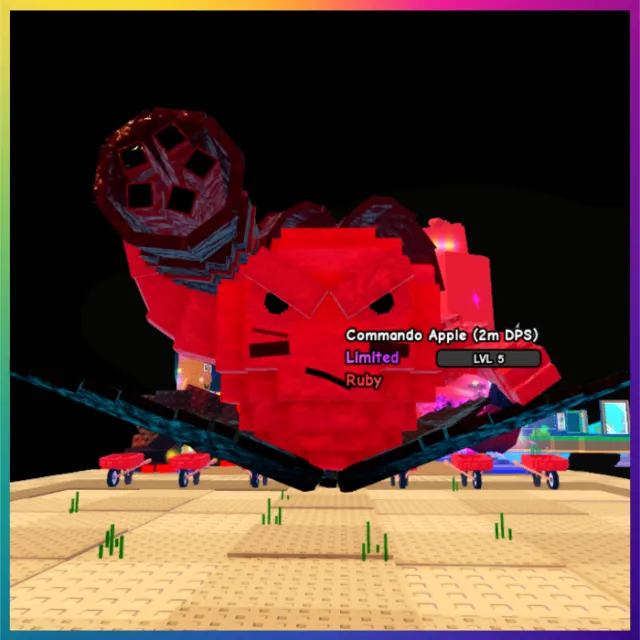 4.1M DMG | 12.5KG | Titanic Ruby Commando Apple ️‍🔥 - Plants vs ...