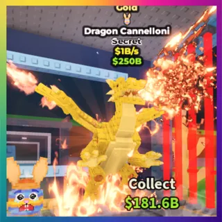 Gold Easter Dragon Cannelloni 1B/s