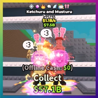 Ketchuru and Musturu 1.1B/s