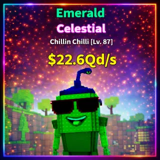 $22.6QD/S | Emerald Chillin Chilli