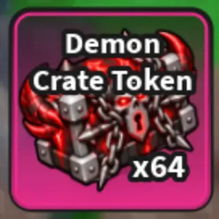 {Mini War} x190 Demon Crate Tokens