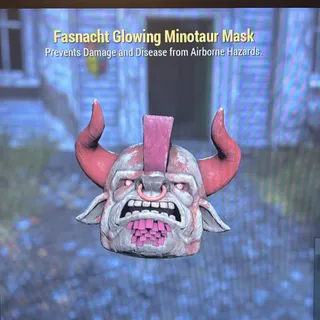 Glowing Minotaur mask