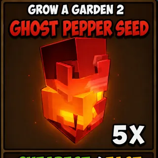 5x ghost pepper seeds