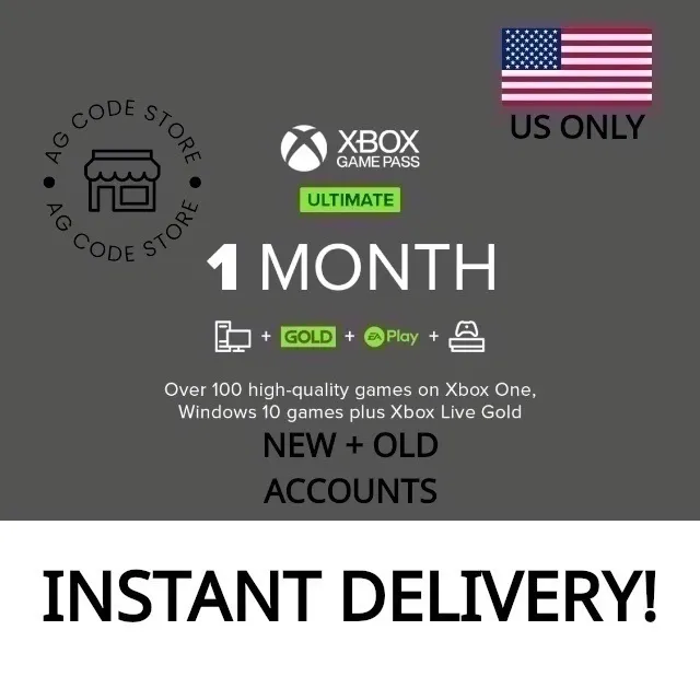 Xbox Game Pass Ultimate 1 Month Membership - US ONLY (NO Xbox Game Pass Ultimate 1 Month Membership - US ONLY (NO
