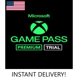 Xbox Game Pass Premium 1 Month Trial - US ONLY (NEW ACCOUNTS) (PC+XBOX)