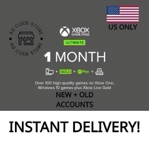 Xbox Game Pass Ultimate 1 Month Membership - US ONLY (NO STACKABLE) 4 units