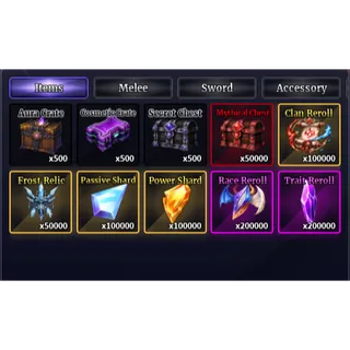 SAILOR PIECE EVERYTHING BUNDLE | PERFECT STARTER PACK - INCLUDES EVERYTHING IN THE PICTURE (CHECK DESCRIPTION FOR INFO) 