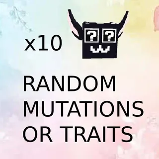 custom order: x90 SECRET LUCKY BLOCKS RANDOM MUTATION OR TRAITS BUNDLE (3-5 MUTATION OR TRAIT EACH BUNDLE) | STEAL A BRAINROT