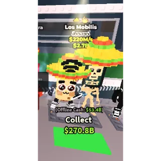 CHEAPEST 220M/S  2 TRAITS LOS MOBILIS | CHEAP BRAINROT STEAL A BRAINROT (SEE MY PROFILE FOR MORE!)