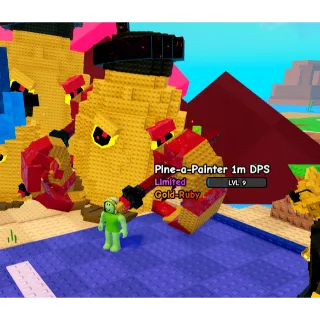 RARE LIMITED FUSION GOLD RUBY PINE A PAINTER 7KG LVL 9 1M DPS PVB | MUTATION PLANTS VS BRAINROTS (SEE MY PROFILE FOR MORE!)