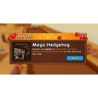 CHEAPEST MEGA HEDGEHOG (FALL HARVEST PET) | CHEAP MEGA PETS GROW A GARDEN 2 