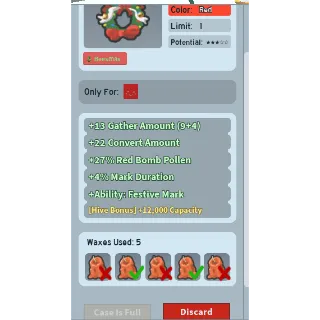 CHEAPEST UNCLEAN FESTIVE WREATH (BAD WAX) | CHEAP BEESQUIP BEE SWARM SIMULATOR