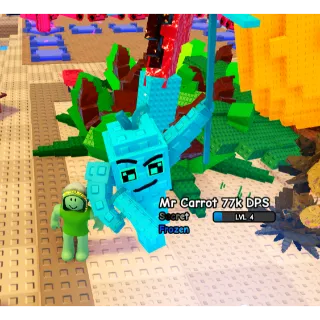 CHEAPEST FROZEN MR CARROT LVL 4 77K DPS PVB | CHEAP PLANTS VS BRAINROTS (SEE MY PROFILE FOR MORE PLANTS!)
