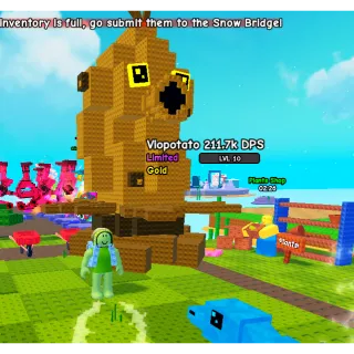 RARE LIMITED TITANIC GOLD VIOPOTATO 11KG LVL 10 211K DPS PVB | CHEAP PLANTS VS BRAINROTS (SEE MY PROFILE FOR MORE PLANTS!)