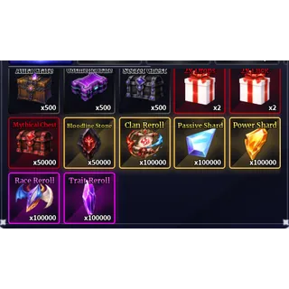 SAILOR PIECE BUNDLE | 500 SECRET CHESTS 500 AURA CRATES 500 COSMETIC CRATES 2 x2 DROPS 2 x2 LUCK 50K MYTHICAL CHEST AND MORE!