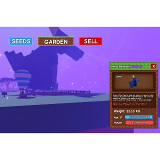 MEGA HUGE DINOSAUR PTERODACTYL (FLY SUPER HIGH) | CHEAP HUGE GROW A GARDEN (SEE MY PROFILE FOR MORE HUGES, MUTATION PETS)