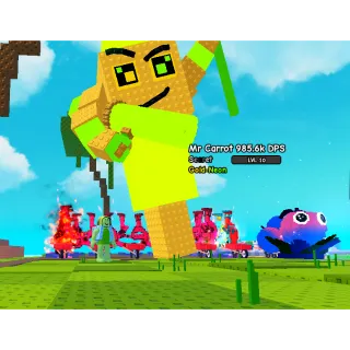 FUSION HUGE TITANIC GOLD NEON MR CARROT 8KG LVL 10 985K DPS PVB | CHEAP PLANTS VS BRAINROTS (SEE MY PROFILE FOR MORE PLANTS!)