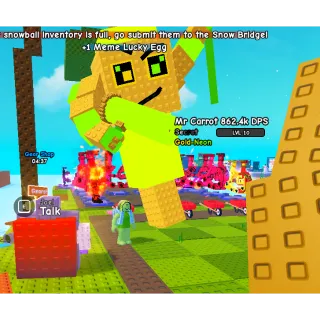 HUGE TITANIC FUSION GOLD NEON MR CARROT 7KG LVL 10 862K DPS PVB | CHEAP PLANTS VS BRAINROTS (SEE MY PROFILE FOR MORE PLANTS!)