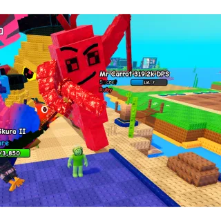 HUGE RUBY MR CARROT 5.7KG LVL 7 319K DPS  PVB | CHEAP MUTATION PLANTS VS BRAINROTS (SEE MY PROFILE FOR MORE PLANTS!)