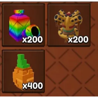 x400 MAPLE ATLANTIC GIANT PUMPKIN SEEDS + x200 SUPER SYRUP WATERING CANS, SPRINKLERS | PUMPKIN BUNDLE GROW A GARDEN 2 