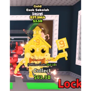 CHEAPEST 37M/S GOLD ESOK SEKOLAH | CHEAP BRAINROT STEAL A BRAINROT (SEE MY PROFILE FOR MORE!)